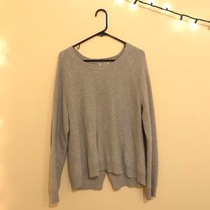 Cross Back Knit Sweater.